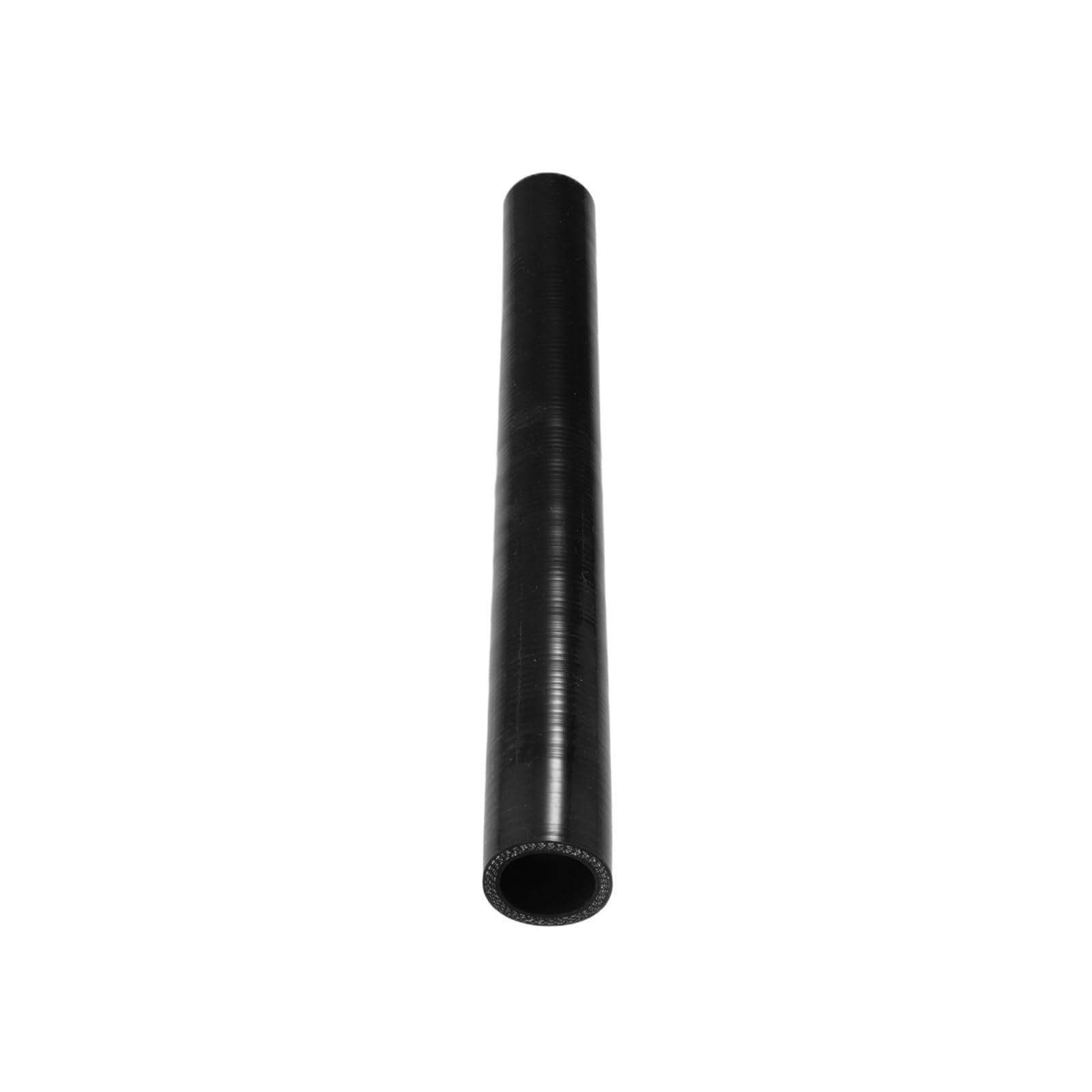 SHENGG 2,5 cm - 10,1 cm ID Auto Gerade Kupplung Silikonschlauch Front Intake Reduzierstück Ladeluftkühler Silikonschlauch 4-lagig 12'' Schwarz(2.5cm ID 3.5cm OD) von SHENGG