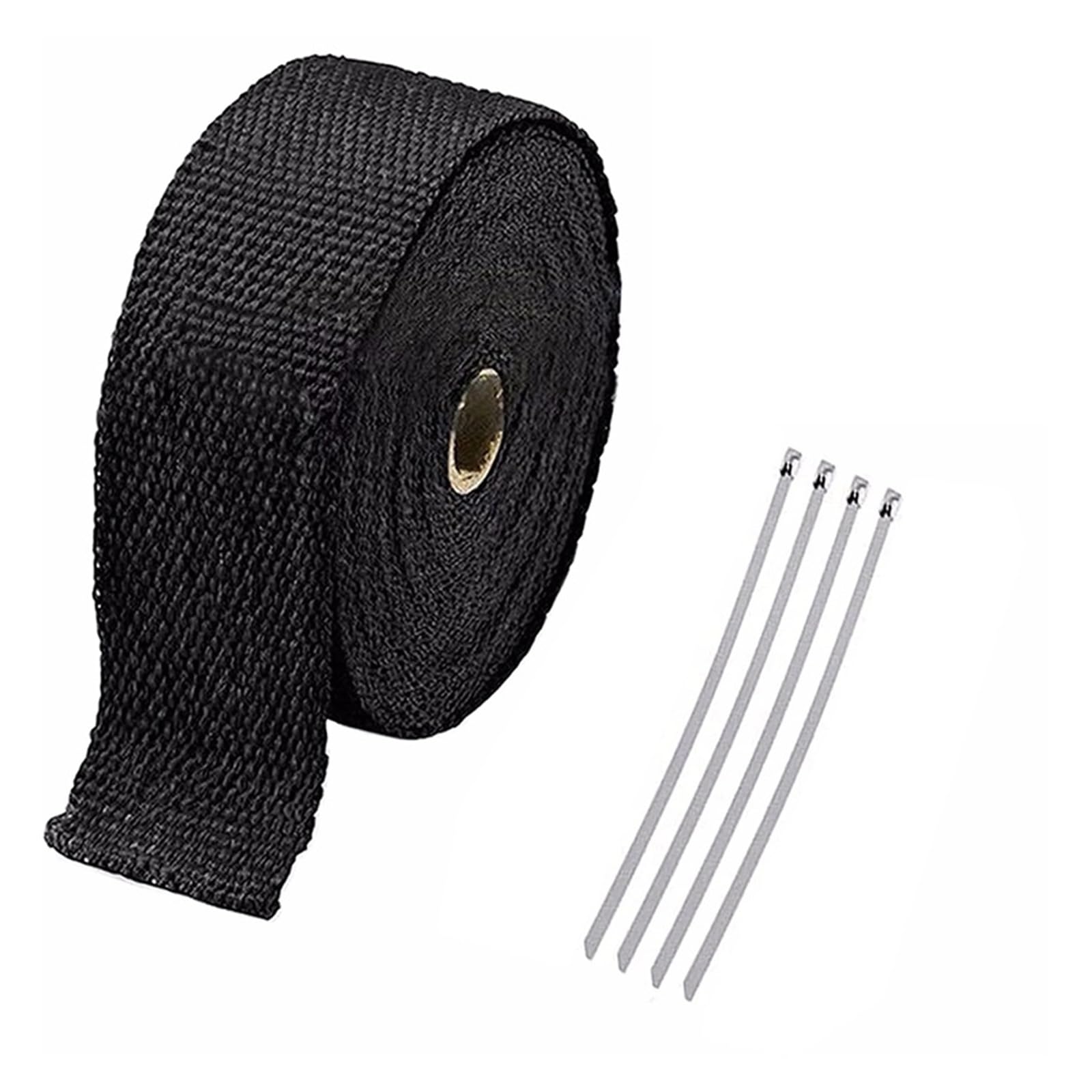 SHENGG 5 cm/5 m Motorrad-Auspuff-Wrap Schalldämpfer Thermoband Hitzeschild-Isolierungssysteme mit rostfreien Krawatten Motorradzubehör SHENGG 5 cm/5 m Motorrad-Auspuff-Wrap Schalldämpfer Thermoband Hitzeschild-Isolierungssysteme mit rostfreien Krawatten Motorradzubehör von SHENGG