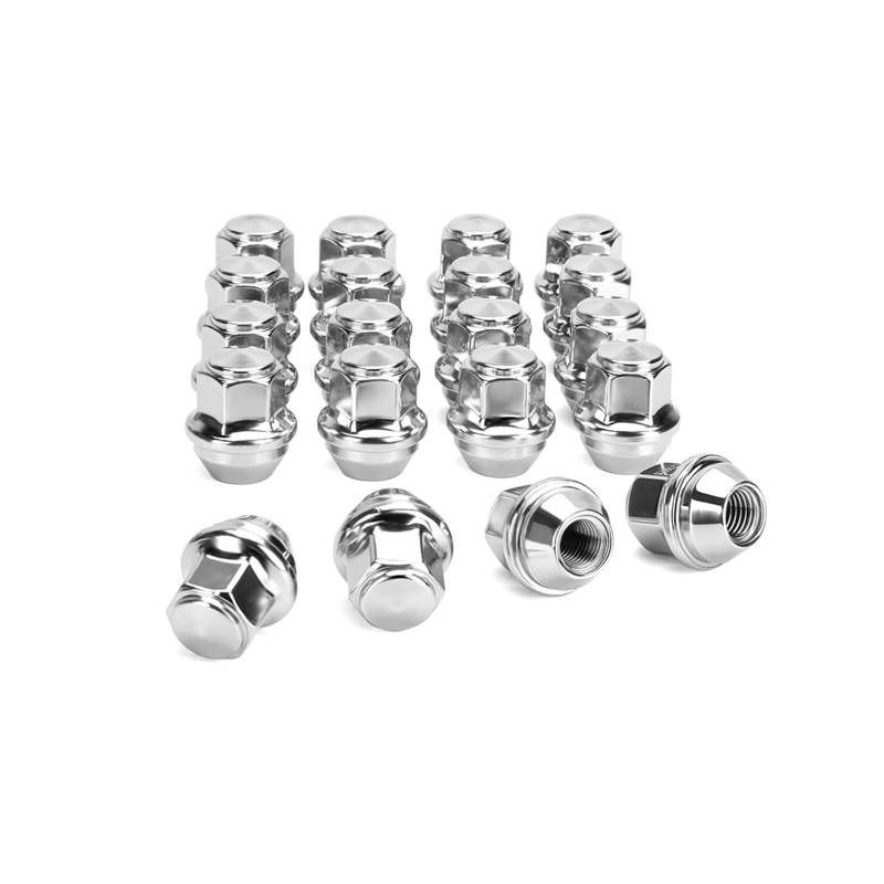 SHENGG M12x1,5 Radmuttern for 19 mm Sechskant-Radmuttern, 32 mm hoch von SHENGG