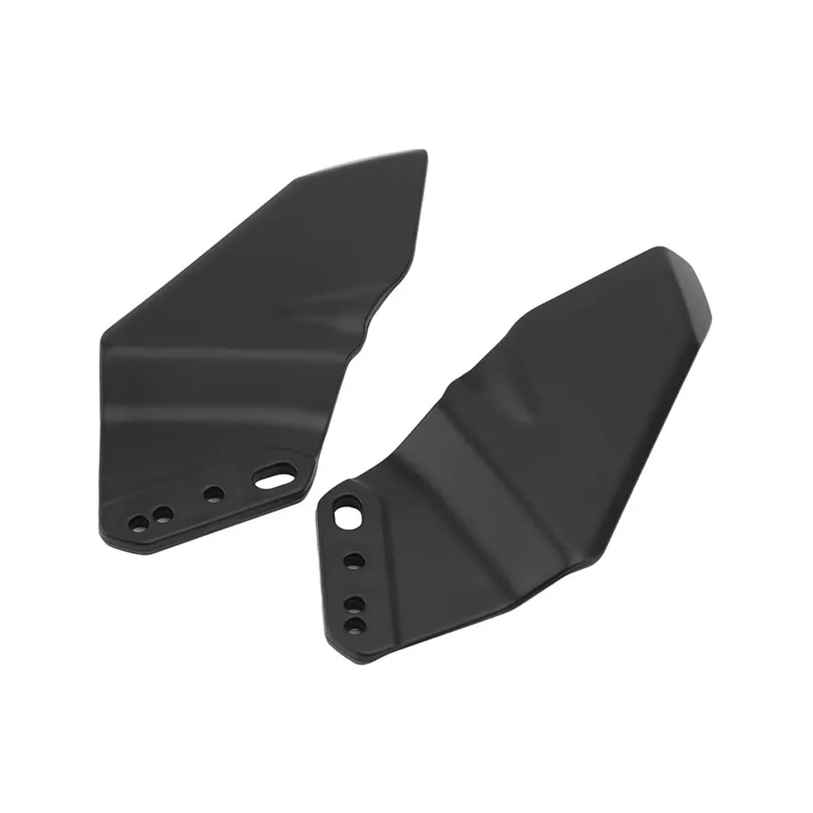 SHENGG Motorrad Winglet Aerodynamische Flügel Verkleidung Spoiler for ZX6R ZX10R ZX14R 250R 400 300 Z1000SX 500R 650R(Matte Black) von SHENGG