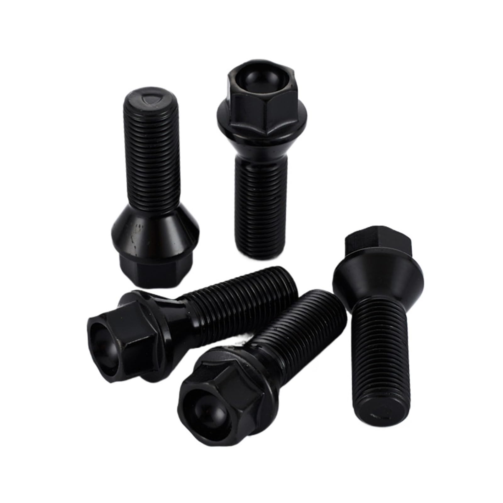 SHENGG Radschrauben for 36136781150 (M12 x 1,5), 36136781151 (M14 x 1,25), 36136781152 (M14 x 1,5), Sechskant-Radmuttern mit 17 mm(M14x1.25) von SHENGG