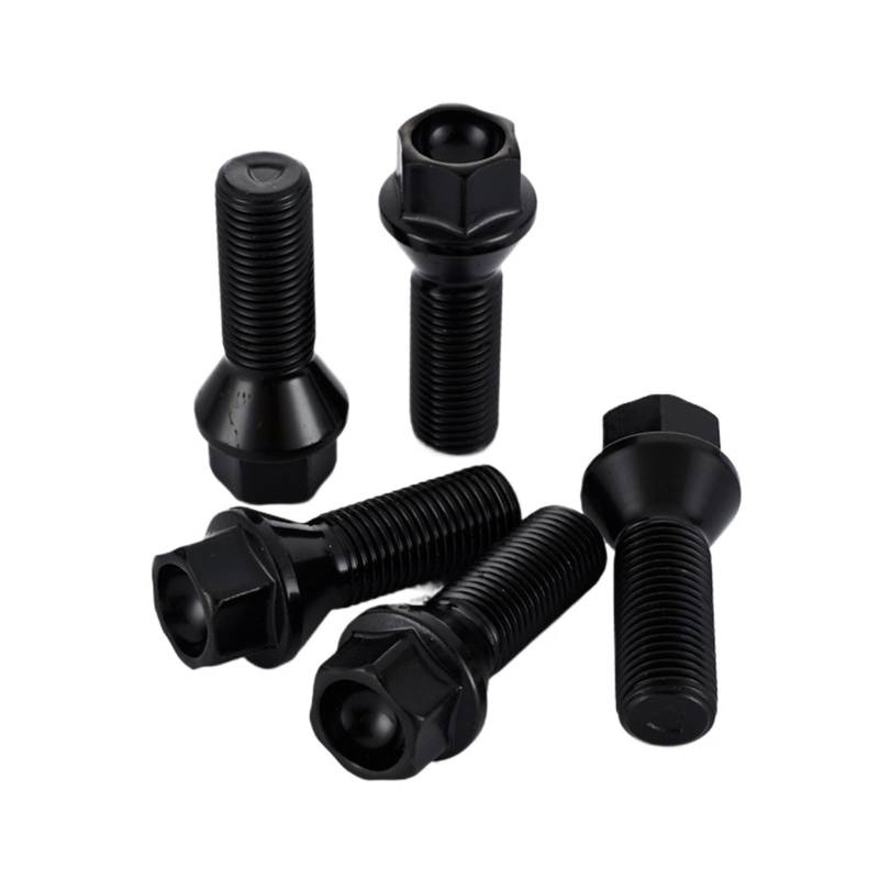 SHENGG Radschrauben for 36136781150 (M12 x 1,5), 36136781151 (M14 x 1,25), 36136781152 (M14 x 1,5), Sechskant-Radmuttern mit 17 mm(M14x1.25) von SHENGG