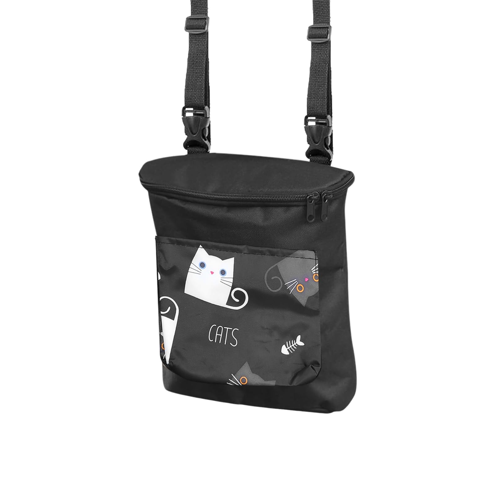 SHENGYIG Lenkertasche, Oxford-Stoff Fahrrad Tasche, Schwarz Fahrradtasche Lenker, Zwei Taschen Fahrradtasche Vorne, für Fahrrad, Dreirad, Roller SHENGYIG Lenkertasche, Oxford-Stoff Fahrrad Tasche, Schwarz Fahrradtasche Lenker, Zwei Taschen Fahrradtasche Vorne, für Fahrrad, Dreirad, Roller von SHENGYIG