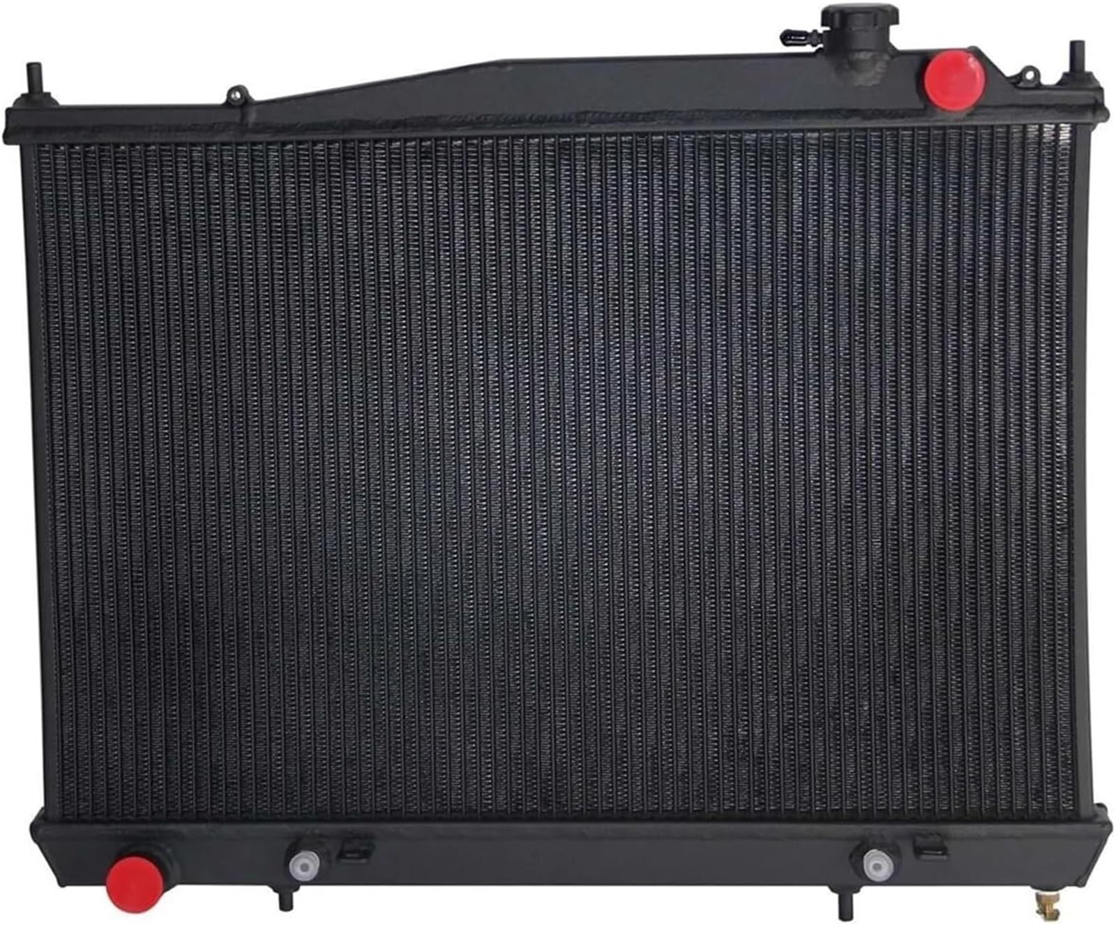 Motorkühler Auto für kühler Aluminium für kühler Für Mit Kappe Für Nissan 1997-2001 für motor Teile(Schwarz) von SHENHUO