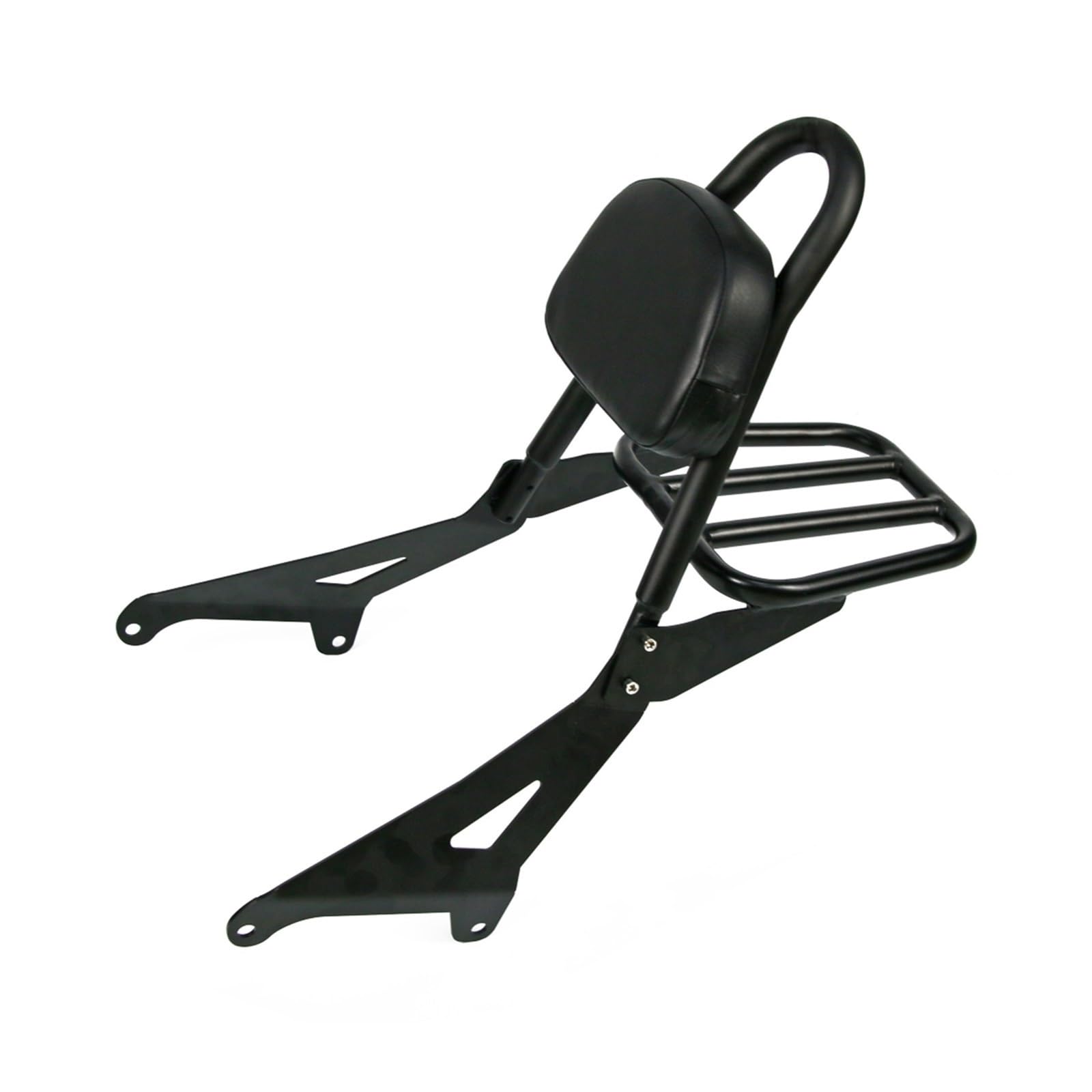 Motorrad-Heckträger Abnehmbare Motorrad-Rückenlehne mit Gepäckträger, Beifahrersitz, Sissy Bar, für Yamaha, für Stryker 1300, XVS1300, XVS 1300, alle Baujahre(1) von SHENHUO