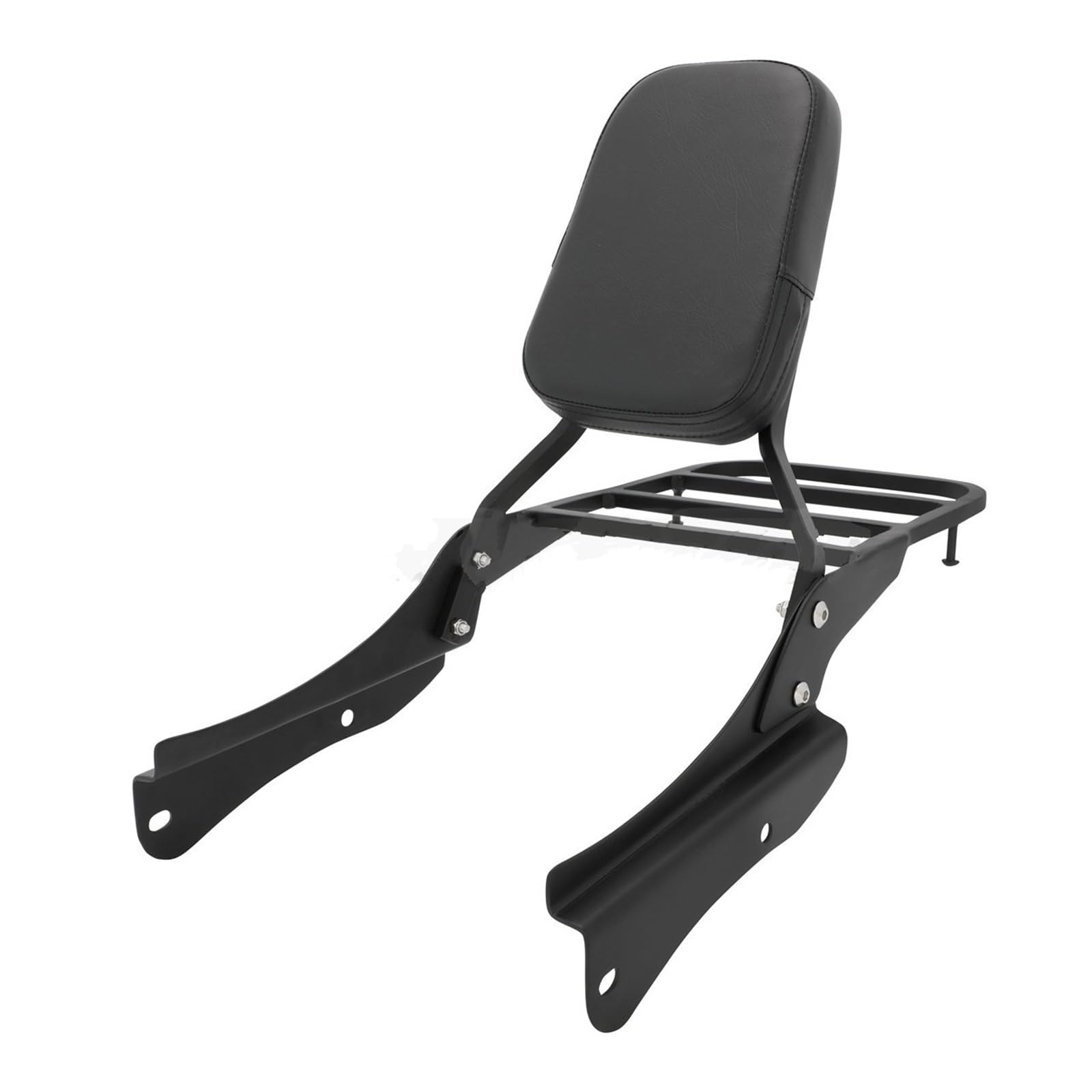Motorrad-Heckträger Für Shadow für Spirit 750 VT750 Black Widow VT750DC 750DC 2001-2008 Motorrad-Beifahrerrückenlehne für Sissy Bar mit Gepäckträger(1) von SHENHUO