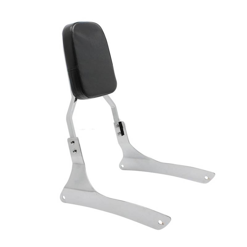 Motorrad-Heckträger Für Suzuki Boulevard C90 2005-2009 Intruder VL1500 1998-2004 Motorrad Hinten Passagier Chrom Rückenlehne für Sissy Bar(Silber) von SHENHUO