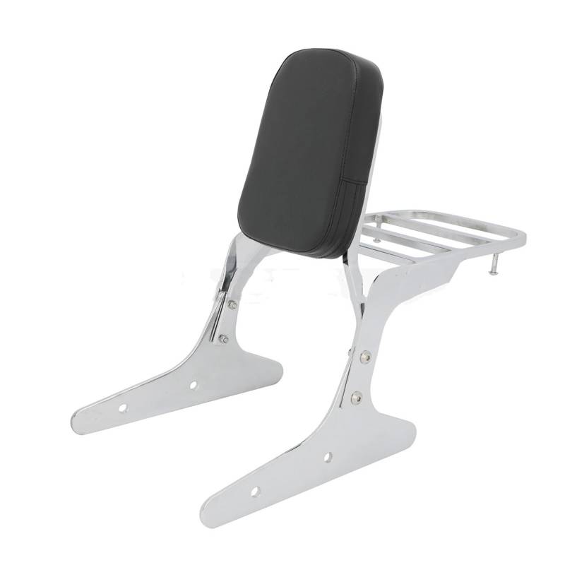 Motorrad-Heckträger Motorrad-Beifahrer-Rückenlehne für Sissy Bar für mit Gepäckträger für Shadow für VLX 400 für Steed 400 VLX400 1991 1992 1993 1994 1995 1996 1997 1998(2) von SHENHUO