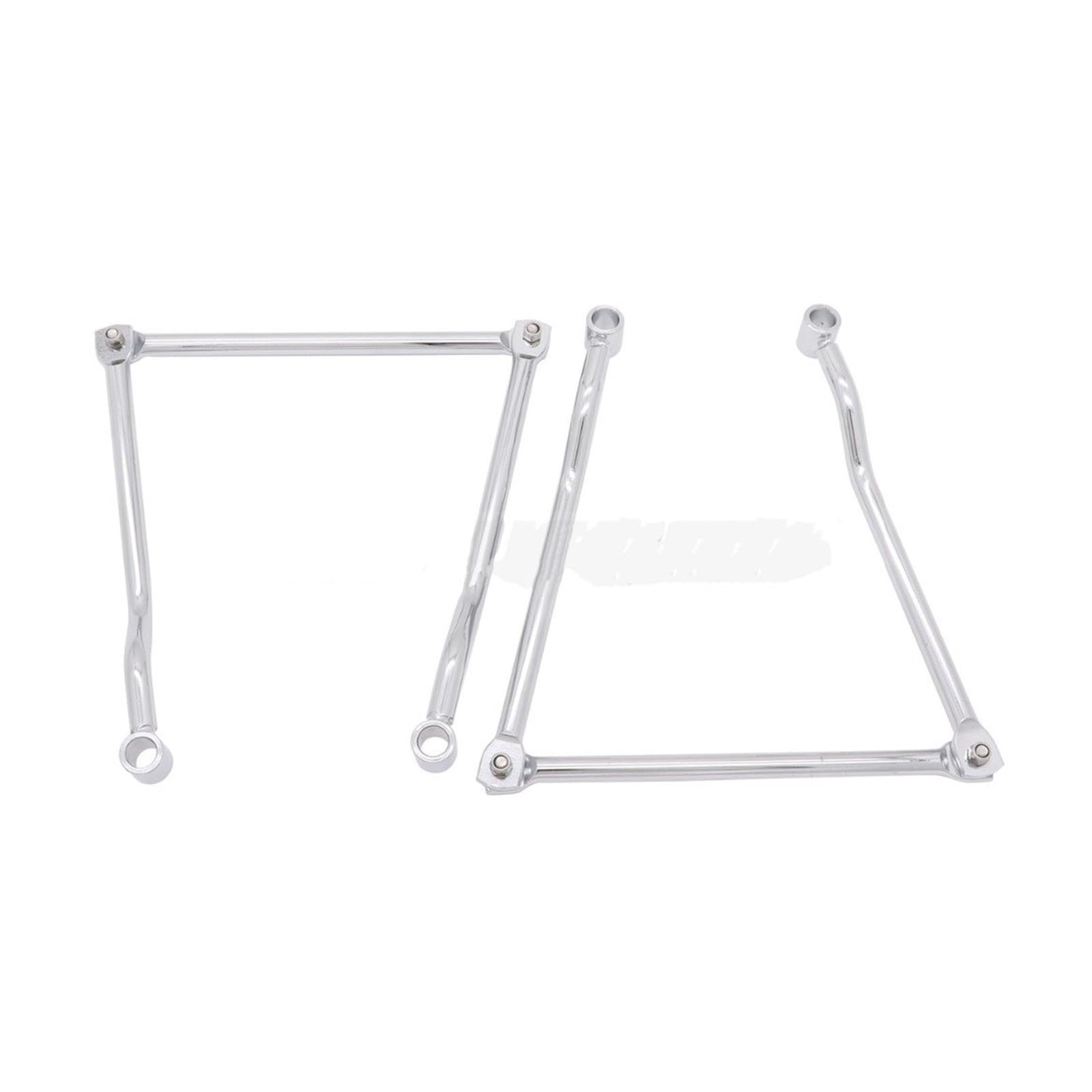 Motorrad-Heckträger VT750 VT400 für Shadow VT1100 VTX1800 1300 für Steed VLX400 600 Magna VF250 Motorrad Satteltaschen-Stützstangen Halterungen Halterung(Silber) von SHENHUO