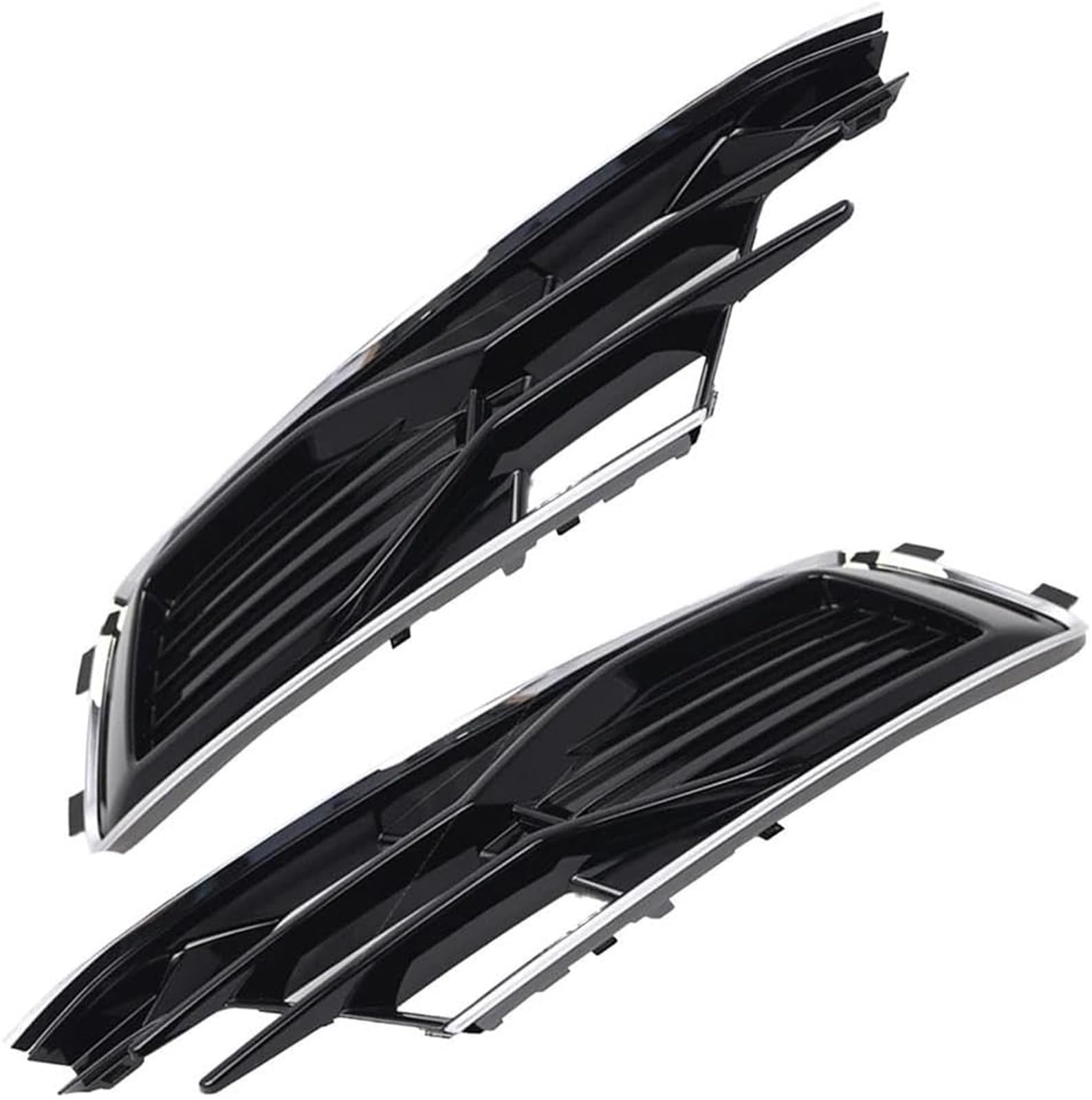 SHENHUO Automatisches Nebelscheinwerfergitter Auto Front Stoßstange Unteren Kühlergrill Nebel Licht Gitter Abdeckung Für A6 C7 Limousine 2014-2018(Left right) von SHENHUO