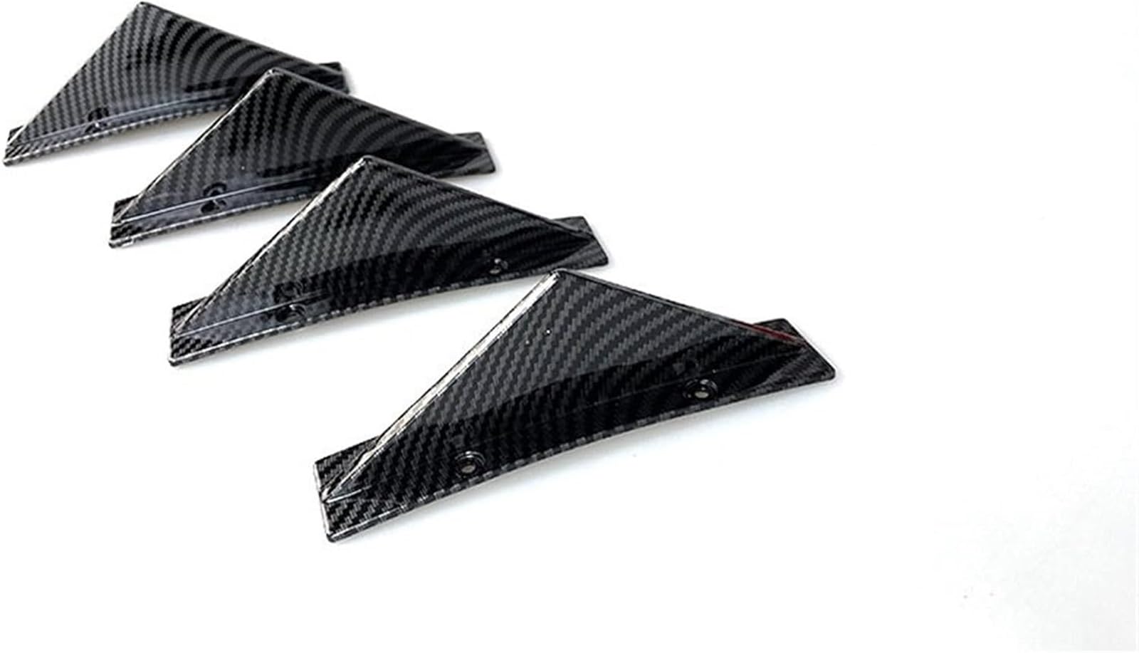 SHENHUO Fahrzeug-Seitenspoiler Auto Heckstoßstangendiffusor Auto Heckstoßstangenspoiler Splitter Autozubehör(Carbon Fiber) von SHENHUO