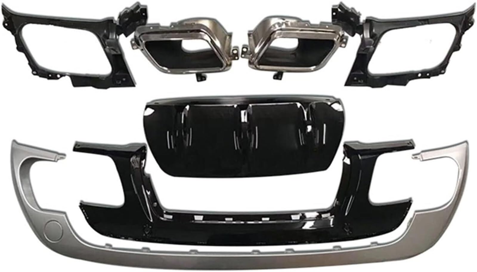 SHENHUO Fahrzeug-Seitenspoiler Für Entlüftungsleiste für Land für Rover für Range für Rover Velar Heckspoiler(2) von SHENHUO