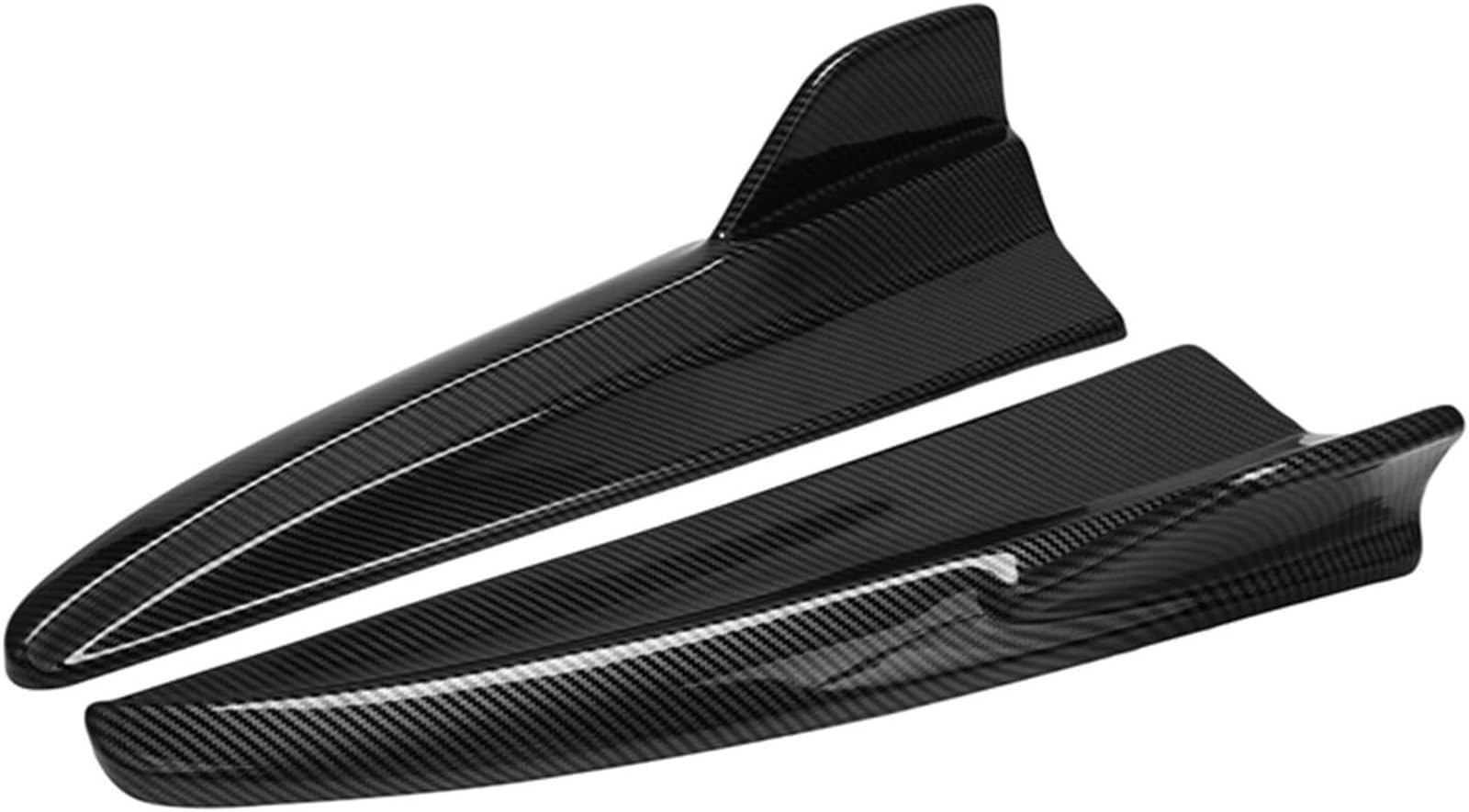 SHENHUO Fahrzeug-Seitenspoiler Für Mercedes Für Benz C-Klasse Auto Hintere Stoßstange Lip Diffusor Splitter Spoiler(Carbon Fiber Pattern) von SHENHUO