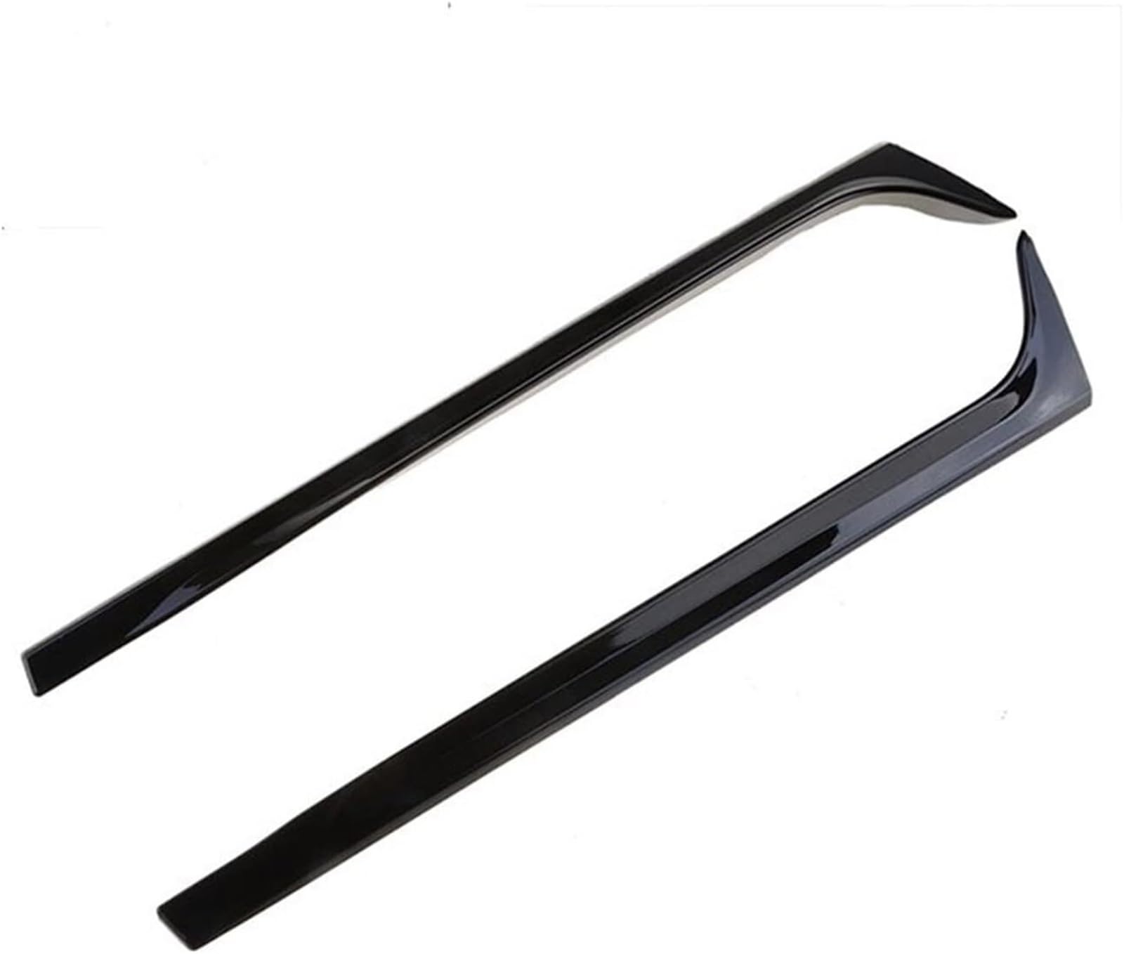 SHENHUO Fahrzeug-Seitenspoiler Für VW Für Polo Mk5 Heckscheibe Seitenspoiler Flossen Formleiste Autospoiler(Spoilers TYPE1) von SHENHUO