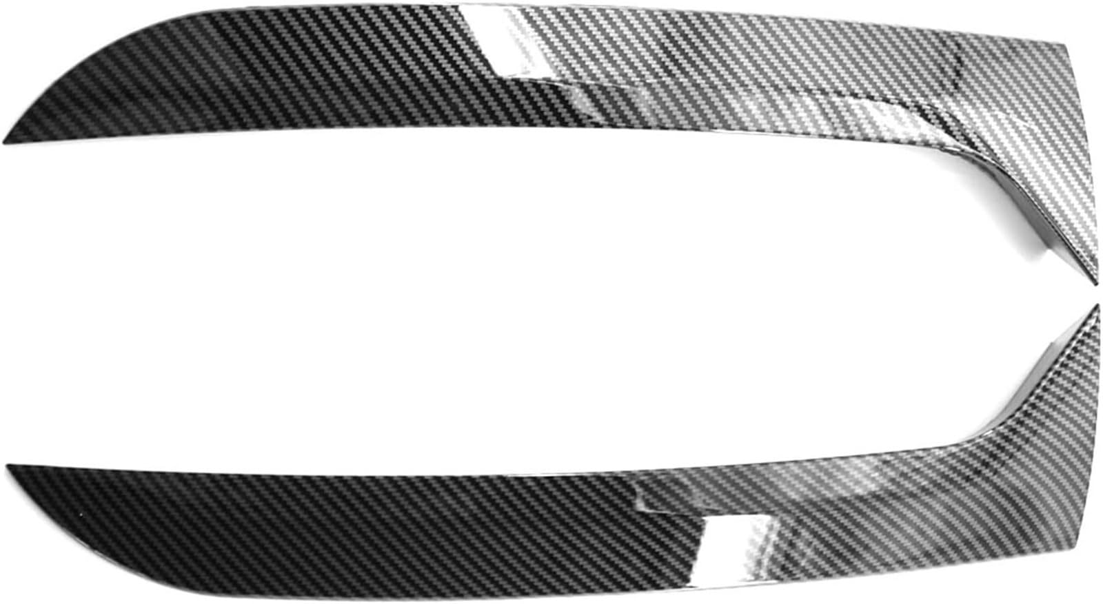 SHENHUO Fahrzeug-Seitenspoiler Für VW Für Tiguan MK1 Heckscheibe Seitenspoiler Canard Splitter Trim Ersatz(Carbon Grain) von SHENHUO