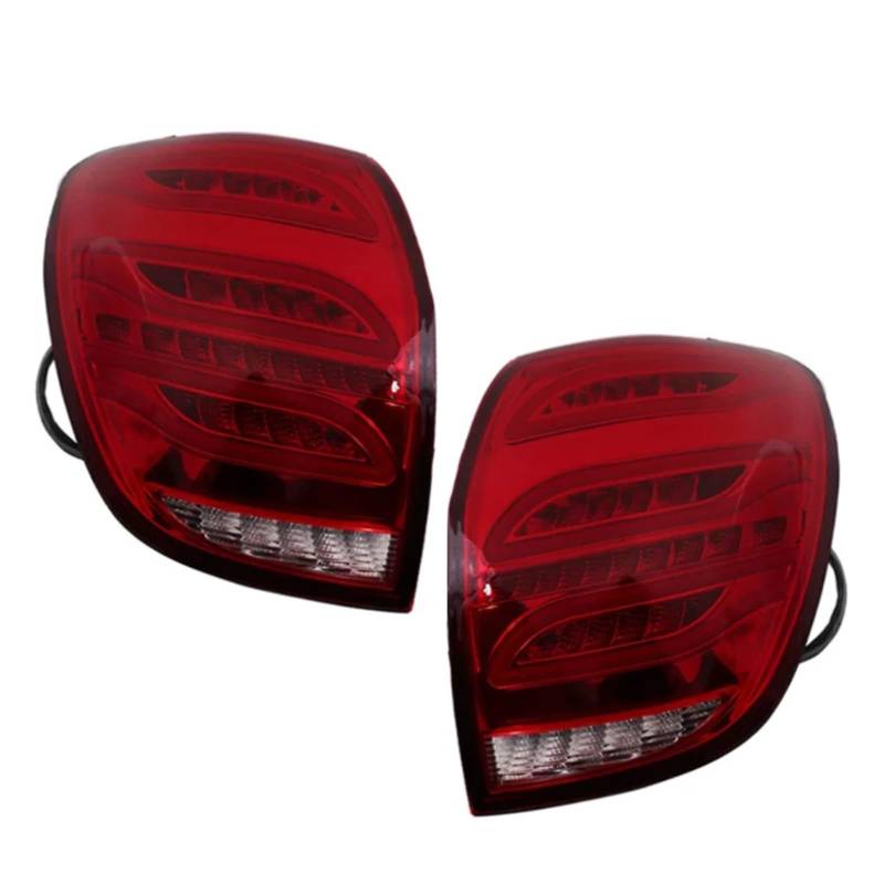 SHENHUO Rücklicht hinten Auto Hinten Rückleuchten Für 2007-2012 2013-2018 Dynamische Drehen Für Signal Bremse lampe Zubehör(Rot) von SHENHUO
