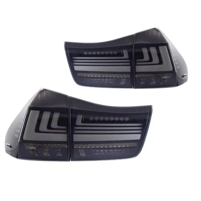 SHENHUO Rücklicht hinten Hinten Lauflicht Bremsleuchte Dynamisches Drehen Für Signal Auto Rücklicht Rücklicht Für RX330 RX350 2003-2008(Schwarz) von SHENHUO