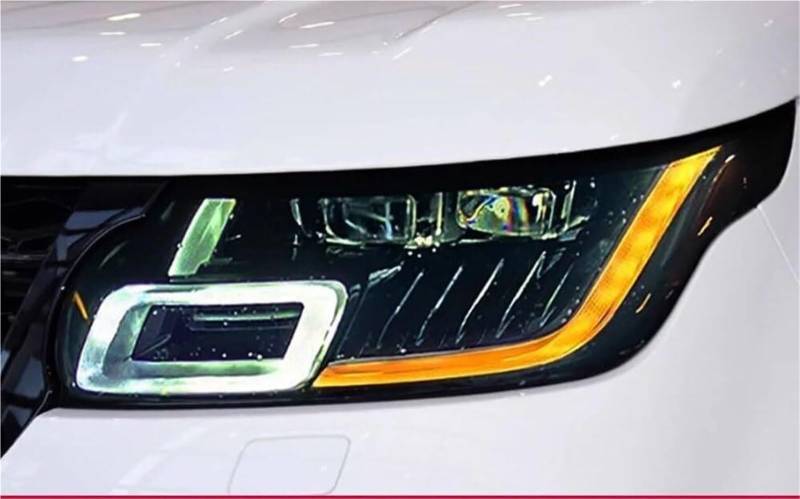 SHENHUO Scheinwerfer Autoscheinwerfer Auto-LED-Scheinwerfer Scheinwerfer DRL Projektorlinse für Range für Rover für Sport 2013-2018 von SHENHUO