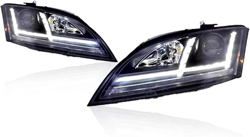 SHENHUO Scheinwerfer Autoscheinwerfer für TT 2006-2014 Autoscheinwerfer Projektor Kopf Lampe Tagfahrlicht von SHENHUO