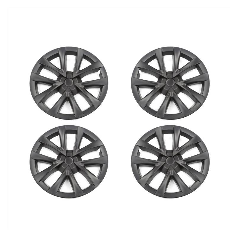 SHENHUO Spurverbreiterung 4 STÜCKE für Tesla für Modell 3 2018 2019 2020 2021 2022 2023 Radkappe 18-Zoll-Radkappe Auto-Radkappe Vollrandabdeckung(1) von SHENHUO