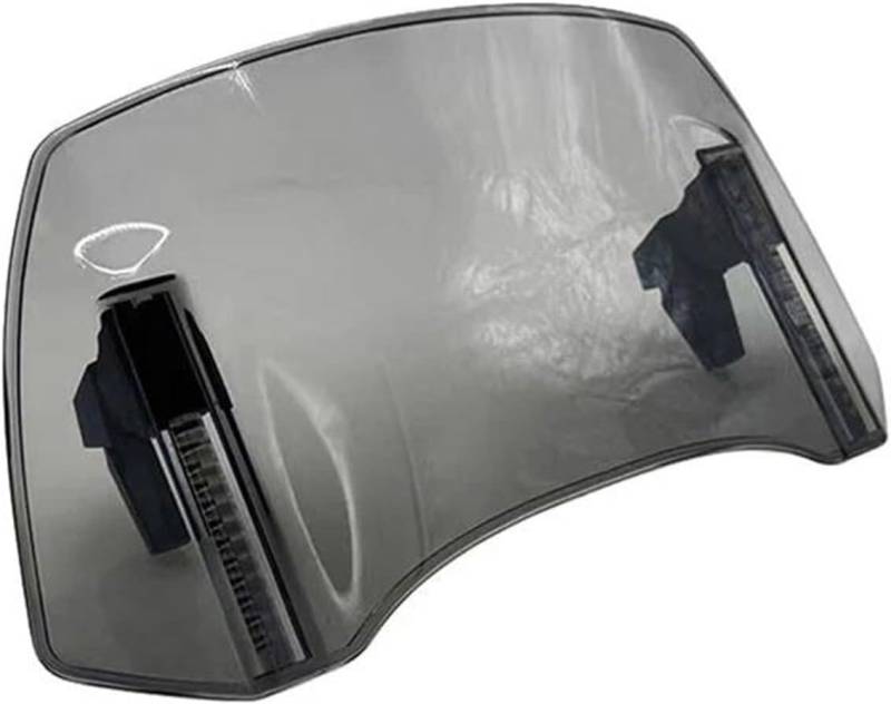 SHENHUO Windschutzscheibenabweiser Motorrad Windschutzscheibe Einstellbare Spoiler Windabweiser für Yamaha XMAX125 XMAX250 XMAX300 XMAX400(Clear) von SHENHUO
