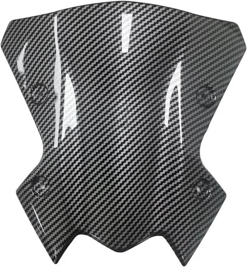 SHENHUO Windschutzscheibenabweiser Motorrad Windschutzscheibe Front Windschutz für Kawasaki Z900 2020-2023(Carbon Fiber Look) von SHENHUO