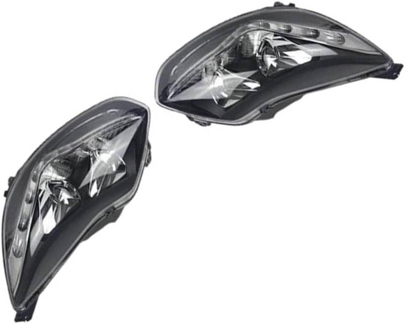 Scheinwerfer 1 Paar für Ford für Focus 2012–2014 Scheinwerfer DRL Blinker für Signal für Fernlicht Projektorlinse von SHENHUO