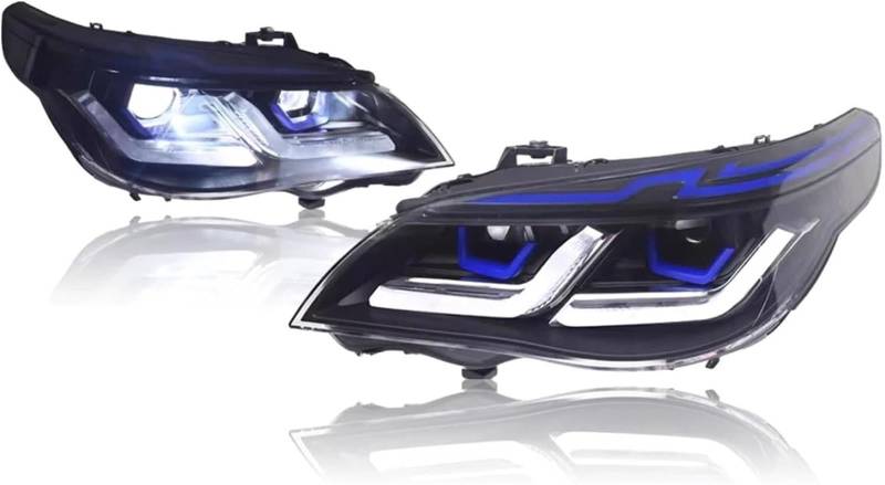Scheinwerfer Scheinwerfereinheit für Fern- und Abblendlicht für BMW 5er E60 523i 530i 2003–2010 von SHENHUO