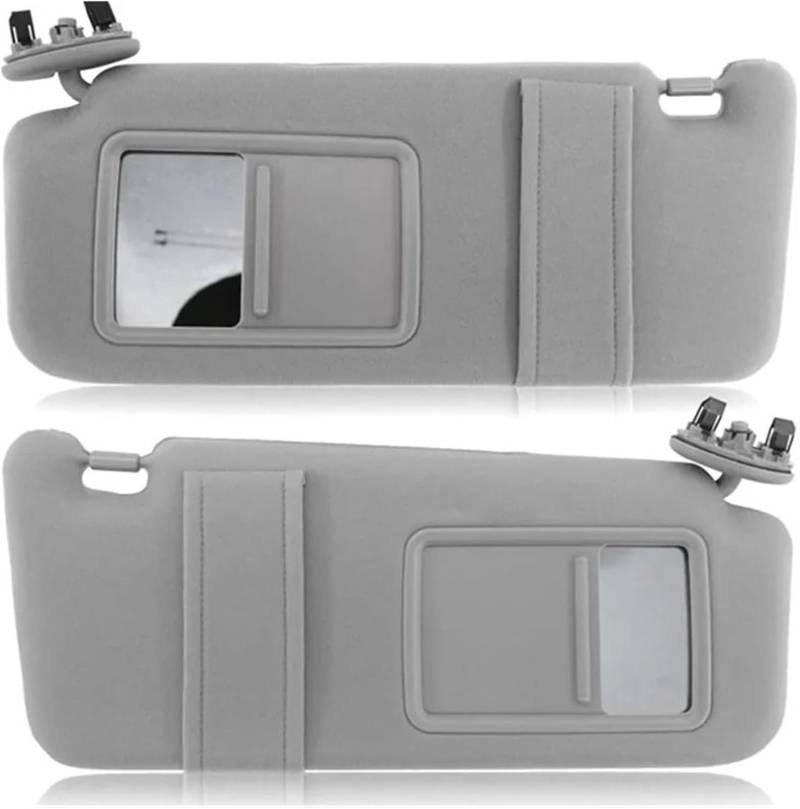Sonnenblende vorne fürs Auto Automobil Sonnenschutz Für Toyota Für Camry 2007-2011 Front Sonnenschirm(1Pair Grey) von SHENHUO