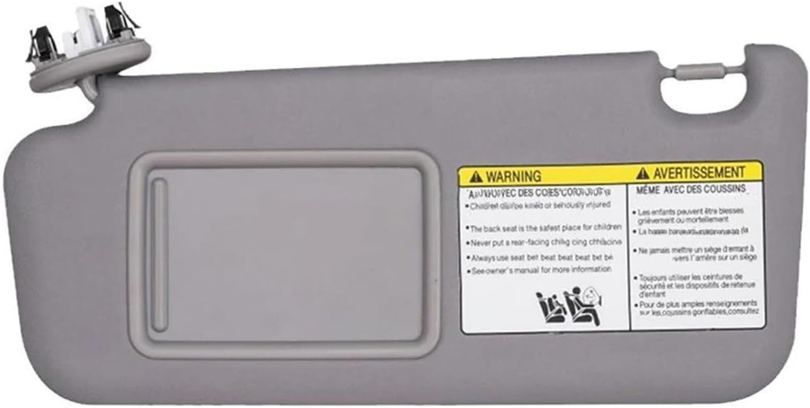 Sonnenblende vorne fürs Auto Für Toyota für RAV4 2006-2013 W/Vanity Front SunVisor Panel für Mit Make-Up Spiegel Licht(Left) von SHENHUO
