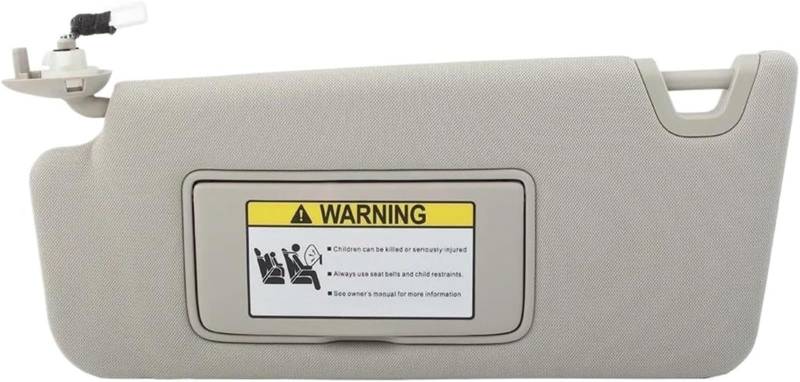 Sonnenblende vorne fürs Auto Graue Sonnenblende vorne Links für mit Lichtspiegel für Accord 2008–2011 von SHENHUO