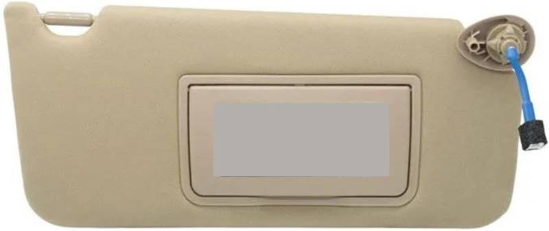 Sonnenblende vorne fürs Auto Linke und rechte Sonnenblende für mit Licht für Accord 2008-2017 Autozubehör Frontsonnenschirm(Beige Right) von SHENHUO