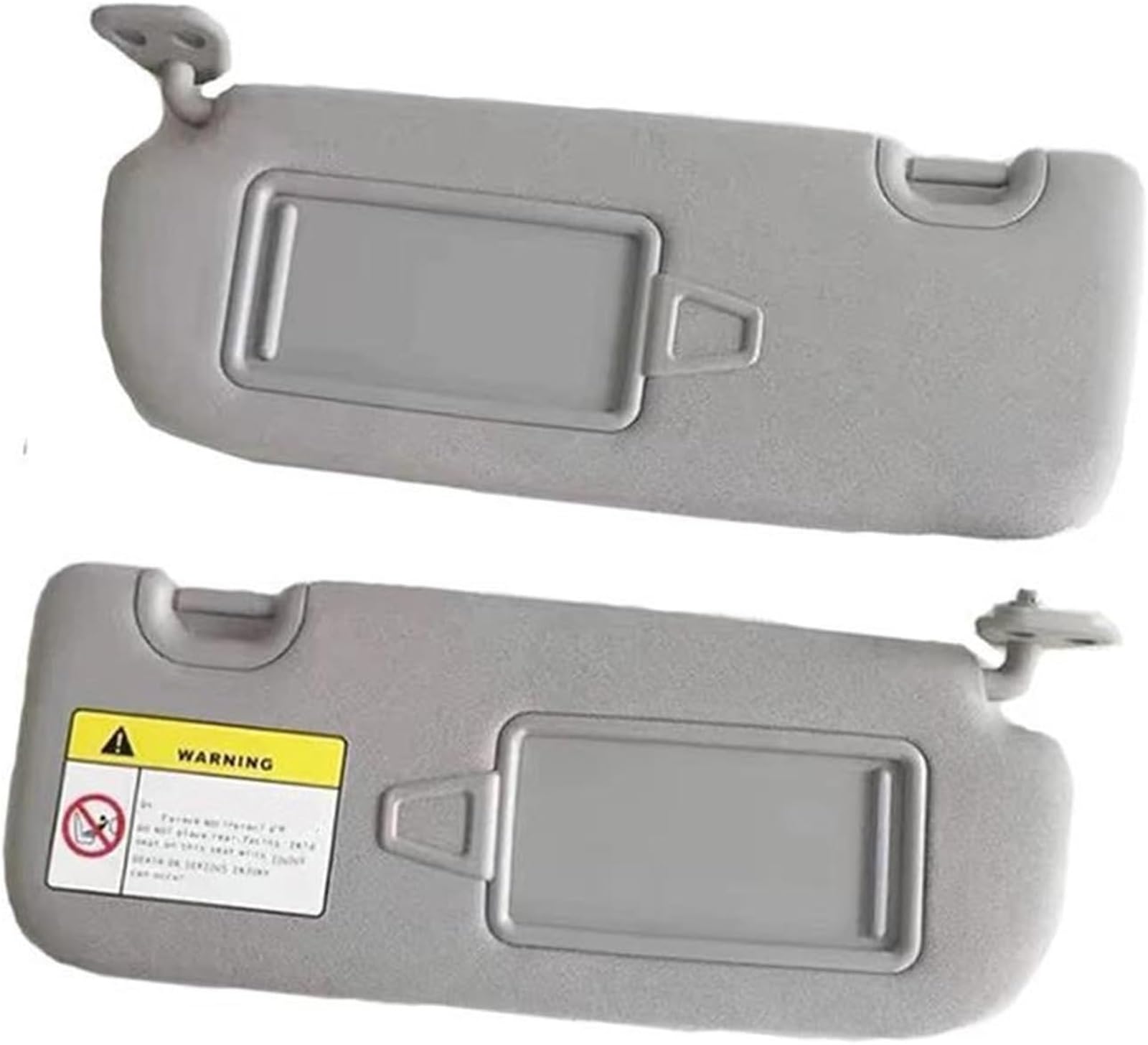 Sonnenblende vorne fürs Auto Sonnenblende für Hyundai für Santa Fe IX45 2012–2017, grau, für mit Make-up-Spiegel(Left and Right) von SHENHUO