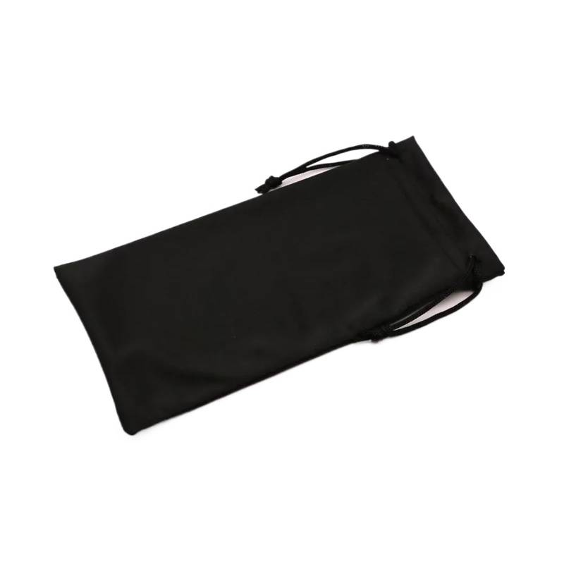 SHENJMAI Brillenbeutel 5 Stück Lesebrillen Kordelzug Tasche aus Stoff Einfarbig Weiche Sonnenbrillentasche Myopie Brillenetui Brillenzubehör(Black) von SHENJMAI