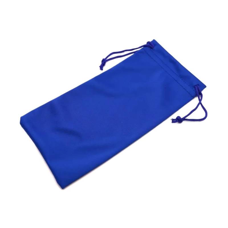 Brillenbeutel 5 Stück Lesebrillen Kordelzug Tasche aus Stoff Einfarbig Weiche Sonnenbrillentasche Myopie Brillenetui Brillenzubehör(Blue) von SHENJMAI