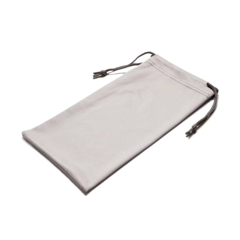 Brillenbeutel 5 Stücke Weiche Tuch Brillen Tasche Sonnenbrillenetui wasserdichte Brillentasche Brillenzubehör Brillen Aufbewahrungstasche(Grey) von SHENJMAI