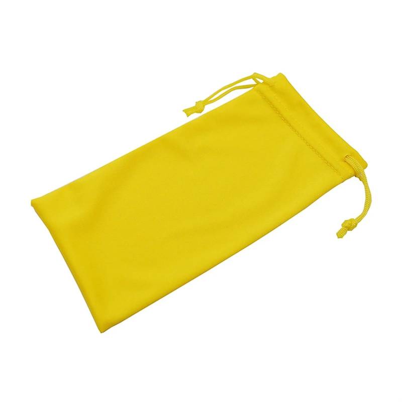 Brillenbeutel 5 Stücke Weiche Tuch Brillen Tasche Sonnenbrillenetui wasserdichte Brillentasche Brillenzubehör Brillen Aufbewahrungstasche(Yellow) von SHENJMAI