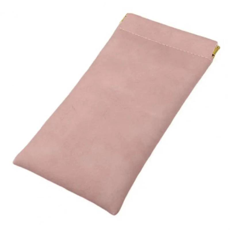 Brillenbeutel 6-teiliges Brillenetui mit automatischem Verschluss, weiche Aufbewahrungstasche for Brillen, Brillentasche, wasserdichte Sonnenbrillentasche(Pink) von SHENJMAI