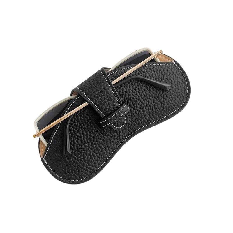 SHENJMAI Brillenbeutel 3-teiliges Brillenetui for Damen, Brillentasche, Abdeckung for Herren, Lesebrille, Brillen-Aufbewahrungstasche(Black) von SHENJMAI