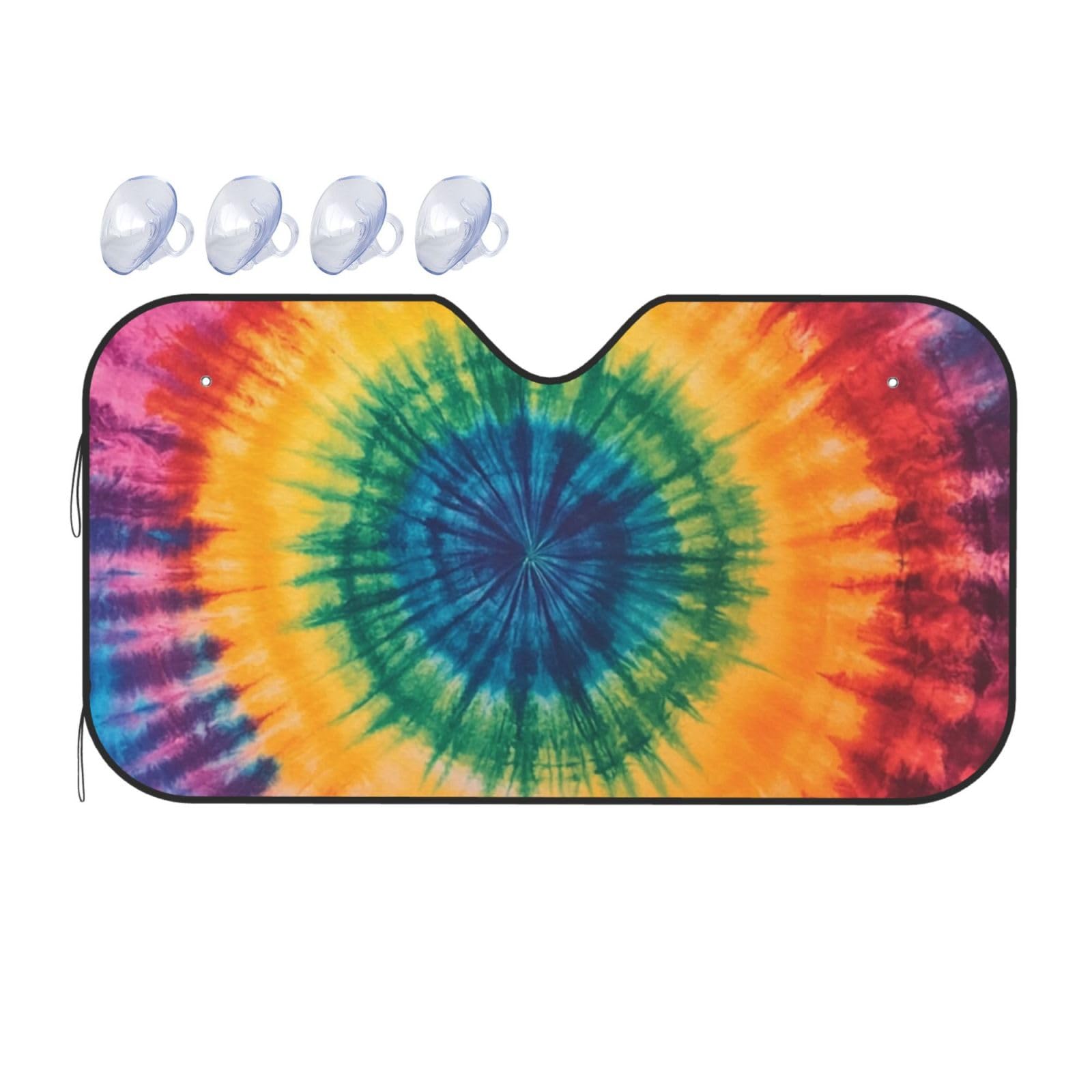Batik-Sonnenschutz für Auto, LKW, SUV – blockiert UV-Strahlen, Sonne, 130 x 70 cm Batik-Sonnenschutz für Auto, LKW, SUV – blockiert UV-Strahlen, Sonne, 130 x 70 cm von SHFJASBNUMG