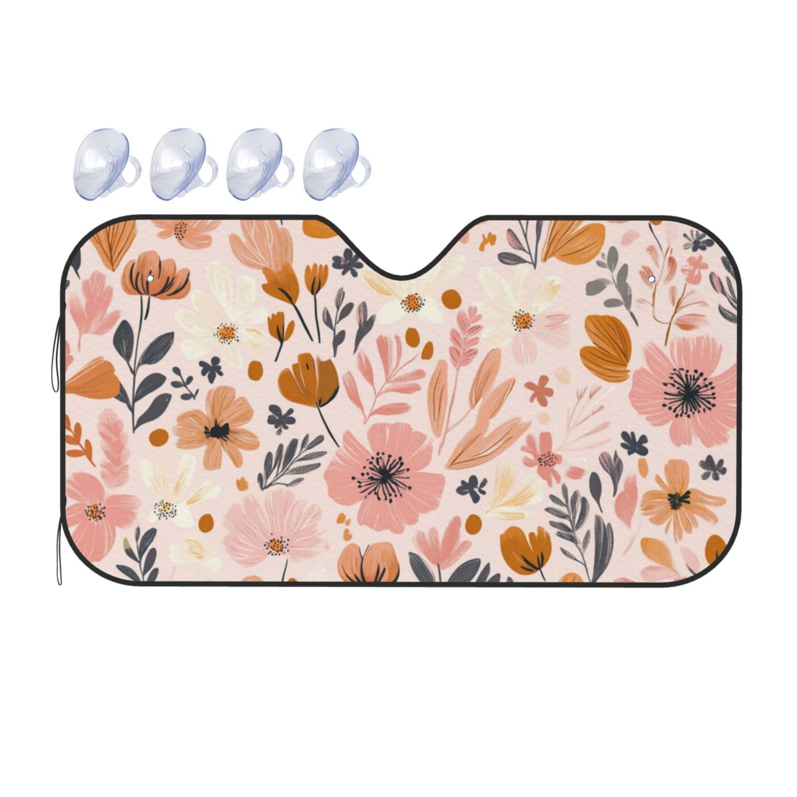 Bunte Blumen Beeren Bunte Blumen Gänseblümchen Auto Windschutzscheibe Wärmeisolierung Sonnenschutz Leicht Einfach zu bedienen Auto Sonnenblende für SUV Limousine und PKW 140 x 76 cm Bunte Blumen Beeren Bunte Blumen Gänseblümchen Auto Windschutzscheibe Wärmeisolierung Sonnenschutz Leicht Einfach zu bedienen Auto Sonnenblende für SUV Limousine und PKW 140 x 76 cm von SHFJASBNUMG