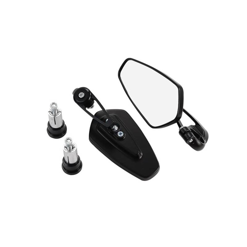 Motorrad-Seitenspiegel Motorrad Rearview Außenspiegel Universal Scooter Bar End Lenker Spiegel Zubehör Für Ha&rley Für Ya&maha Für Ho&nda von SHFORJCFME