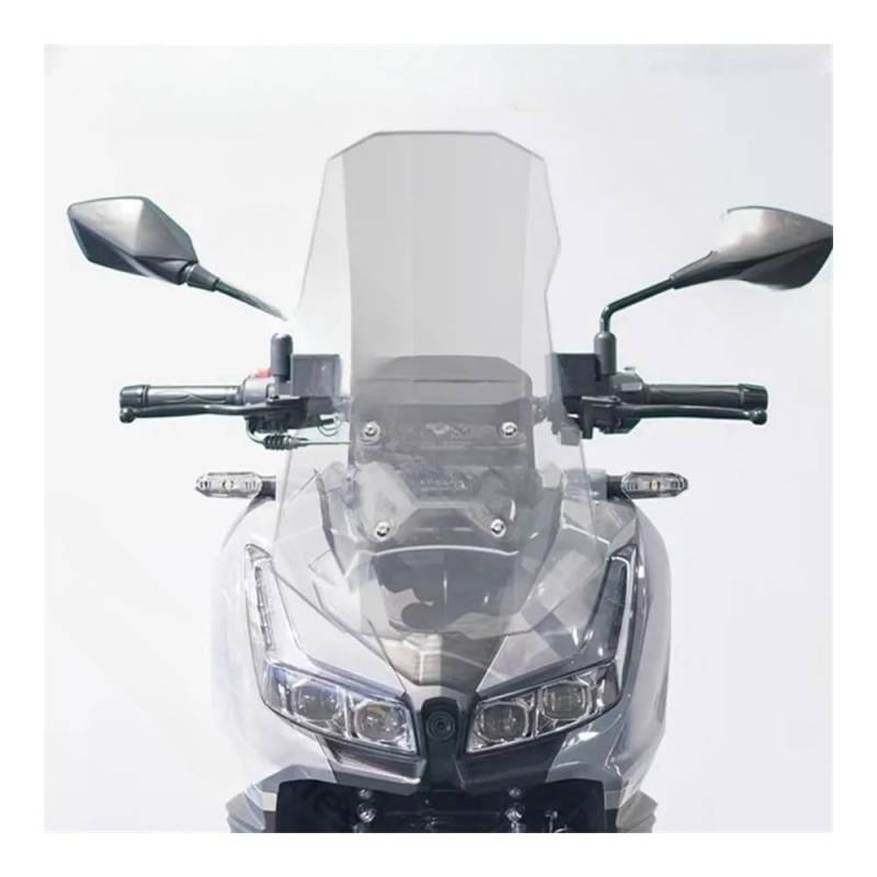 SHFORJCFME Motorrad Frontscheibe Bildschirm Für MVCAGIVA Crazy Weekend ADV250 KJW150 Motorradzubehör Windschutzscheibe Windschutz Windabweiser Visier Viser Klar von SHFORJCFME