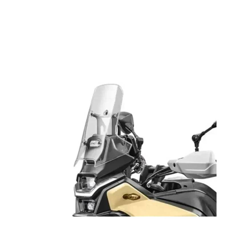 SHFORJCFME Motorrad Frontscheibe Für CF&Moto 450MT Motorrad Frontscheibe Windabweiser 450 MT Zubehör Verkleidung Erhöhen Wind Bildschirm Windschutz 2024- von SHFORJCFME