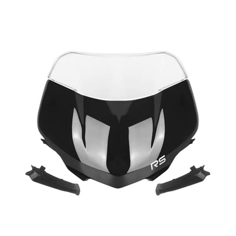 SHFORJCFME Motorrad Frontscheibe Für Street Triple 765RS 765 RS Moto2 2023 Motorrad Frontscheibe Windschutz Visier Wind Bildschirm Schild Spoiler Deflektor von SHFORJCFME