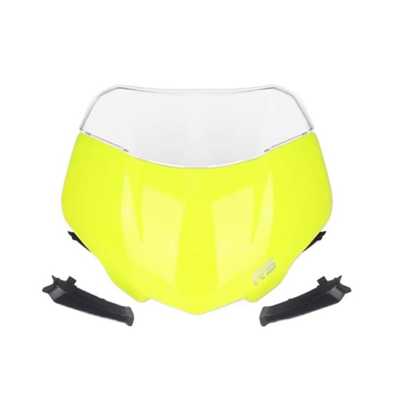 SHFORJCFME Motorrad Frontscheibe Für Street Triple 765RS 765 RS Moto2 2023 Motorrad Frontscheibe Windschutz Visier Wind Bildschirm Schild Spoiler Deflektor von SHFORJCFME