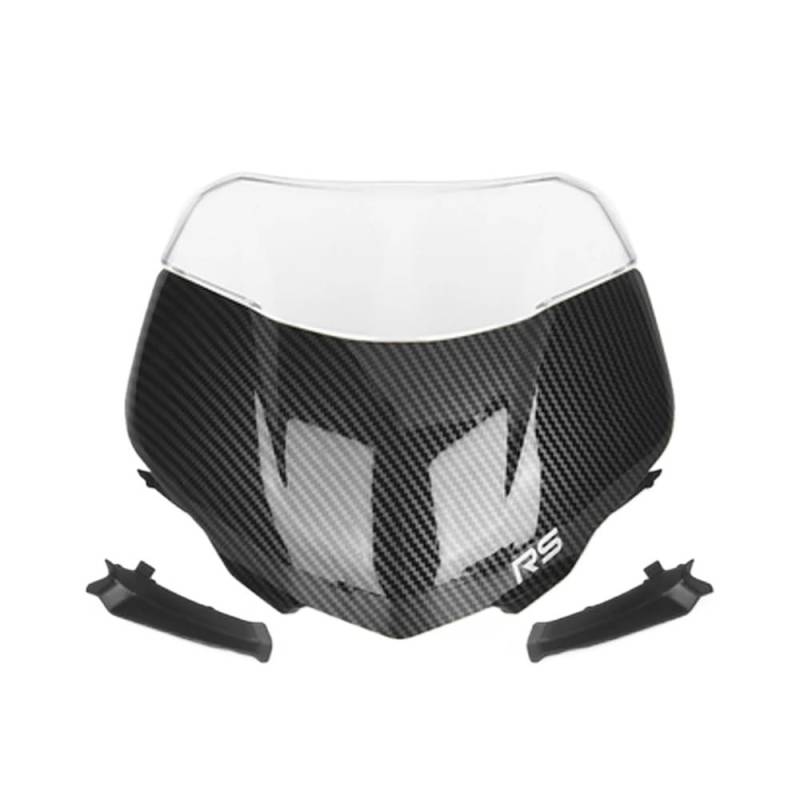 SHFORJCFME Motorrad Frontscheibe Für Street Triple 765RS 765 RS Moto2 2023 Motorrad Frontscheibe Windschutz Visier Wind Bildschirm Schild Spoiler Deflektor von SHFORJCFME