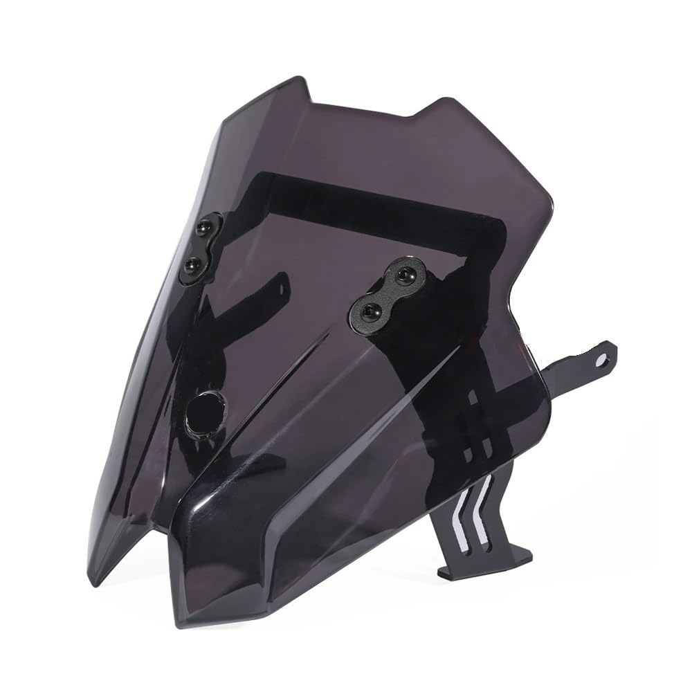 SHFORJCFME Motorrad Frontscheibe Für Su&zuki GSX-8S 2023-2024 Motorrad Windschutzscheibe Front Luftstrom Windschutz GSX8S GSX 8S GPS Navigation Telefon Halterung Halter von SHFORJCFME
