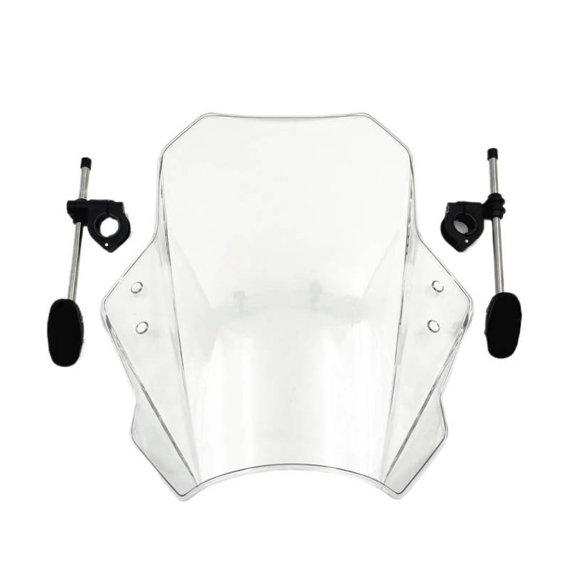 SHFORJCFME Motorrad Frontscheibe Für Su&zuki GSX S 125 GSX S 150 GSXS 125 GSXS 150 Moto Windschutzscheibe Einstellbare Universal Windschutzscheibe Spoiler Verlängerung Deflektor von SHFORJCFME