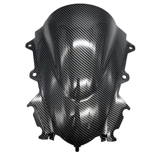 SHFORJCFME Motorrad Frontscheibe Motorrad Sport Windschutzscheibe Windschutz Deflektor Visier Viser Für YAM&AHA YZF-R15 V3.0 2017-2019 YZF R15 V3 17'-19' Double Bubble von SHFORJCFME
